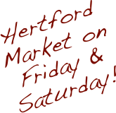 Hertford Market on Friday & Saturday!